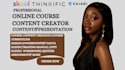 create professional online course content, training manuals, presentation slides
