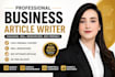 professional business articles and blog posts
