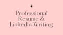write a professional resume and linkedin profile