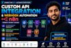 create advanced n8n API integrations and webhook automation