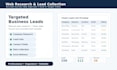 do web research and collect targeted business leads