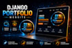 build a fast and responsive django personal portfolio website