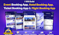 event booking app, ticket booking app, conference app, live streaming app