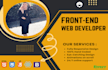 be your frontend web developer with HTML CSS javascript bootstrap and reactjs