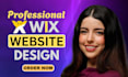develop wix website design, redesign wix site and business website