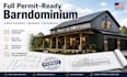 deliver a full permit ready barndominium construction set with structural plans