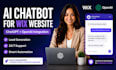 integrate ai chatbot chatgpt and openai api into wix website or wordpress site
