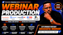 produce your webinar on eventbrite, zoom linkedin live, facebook live streamyard