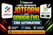 create jotform appointment booking with gohighlevel crm automation