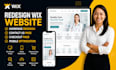 redesign wix website homepage contact us page checkout and mobile optimization