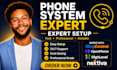 setup ringcentral quo nextiva aircall justcall IVR ai calling agent real estate