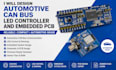 design automotive can bus led controller and embedded pcb