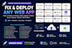 fix lovable deploy replit web app supabase aws cloud firebase dns vercel base44