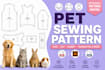 create dog and cat garment sewing pattern pattern grading tech pack creation