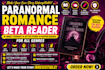 beta read your paranormal romance vampire or wolf shifter romance beta reading