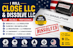 close llc llc dissolution, dissolve llc, llc registration, florida wyoming llc