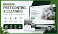 design pest control service website cleaning website fumigation website