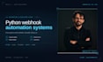 build your python webhook automation and trading workflow system