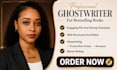 ghostwrite fiction and non fiction romance book ebook ghostwriter writer