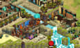 draw isometric pixel game art, 2d sprite sheet pixel background, pixel character
