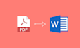 convert pdf files, pages or screenshots into editable word format