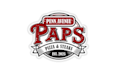 make elegant logo for a old fashioned pizza and steak shop