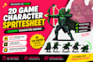 create 2d game character sprite sheet for your indie game
