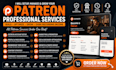 grow your patreon audience with page optimization and promotion