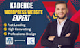 do wordpress website with kadence redesign kadence blocks kadence pro plugins