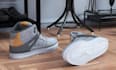 3d sneaker animation and canvas shoe visualization, exploded view and rendering