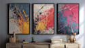 create modern abstract digital art paintings