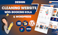 house office cleaning service website with booking koala website bookingkoala
