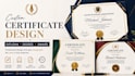 design custom diploma certificates, degree or award certificates