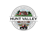 design retro farms and tractor  logo