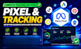 setup meta pixel, conversion api, tiktok pixel server side tracking GTM ga4
