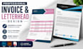 design professional invoice and letterhead for business