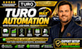 setup turo automation, dynamic pricing, guest messaging, gps tracking and fleet