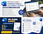 high quality, clean and modern documents design