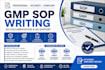 iwill write gmp sops pharmaceutical QA and iso documentation