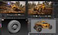 rig 3d car model, fivem game ready, unreal engine chaos driveable vehicle system