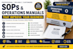 write sops, process maps, and business operation manuals