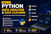 clean analyze and visualize data using python pandas