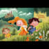 create a magical childrens book cover