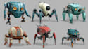 design sci fi mecha and robot concept art