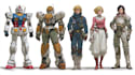 draw gundam, transformer, robot, armor, mecha