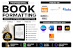 book formatting ebook formatting kindle formatting paperback format, kdp journal