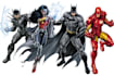 illustrate a superhero comic and marvel character