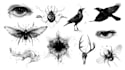 custom an abstract black tattoo design