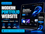 design and build a modern portfolio website