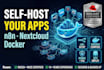 self host n8n and deploy your apps with docker compose on a linux vps